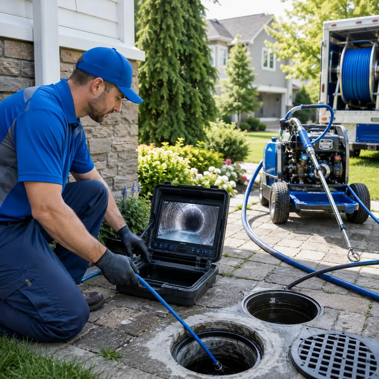 Outdoor drain cleaning professionals serving Keller, VA